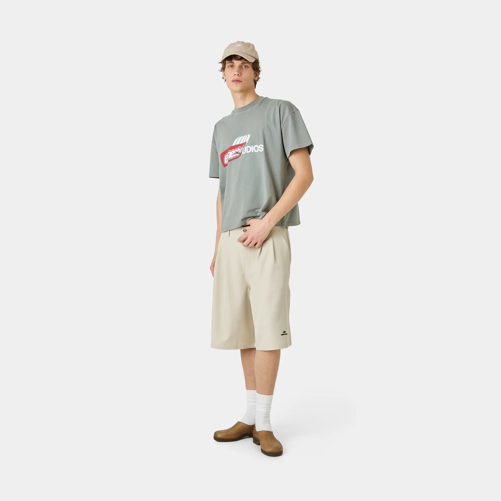 Polera Eme Studios Despiece Olive