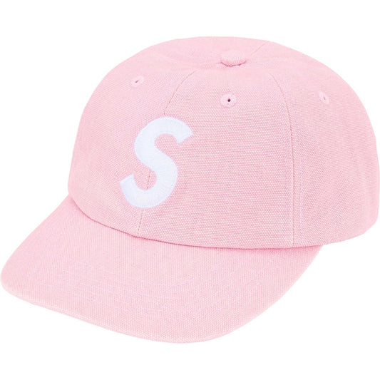 Gorro Supreme Pigment Canvas S Logo 6 Panel Light Pink