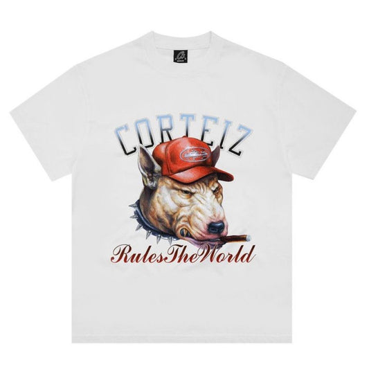 Polera Corteiz Dog Pound Tee White