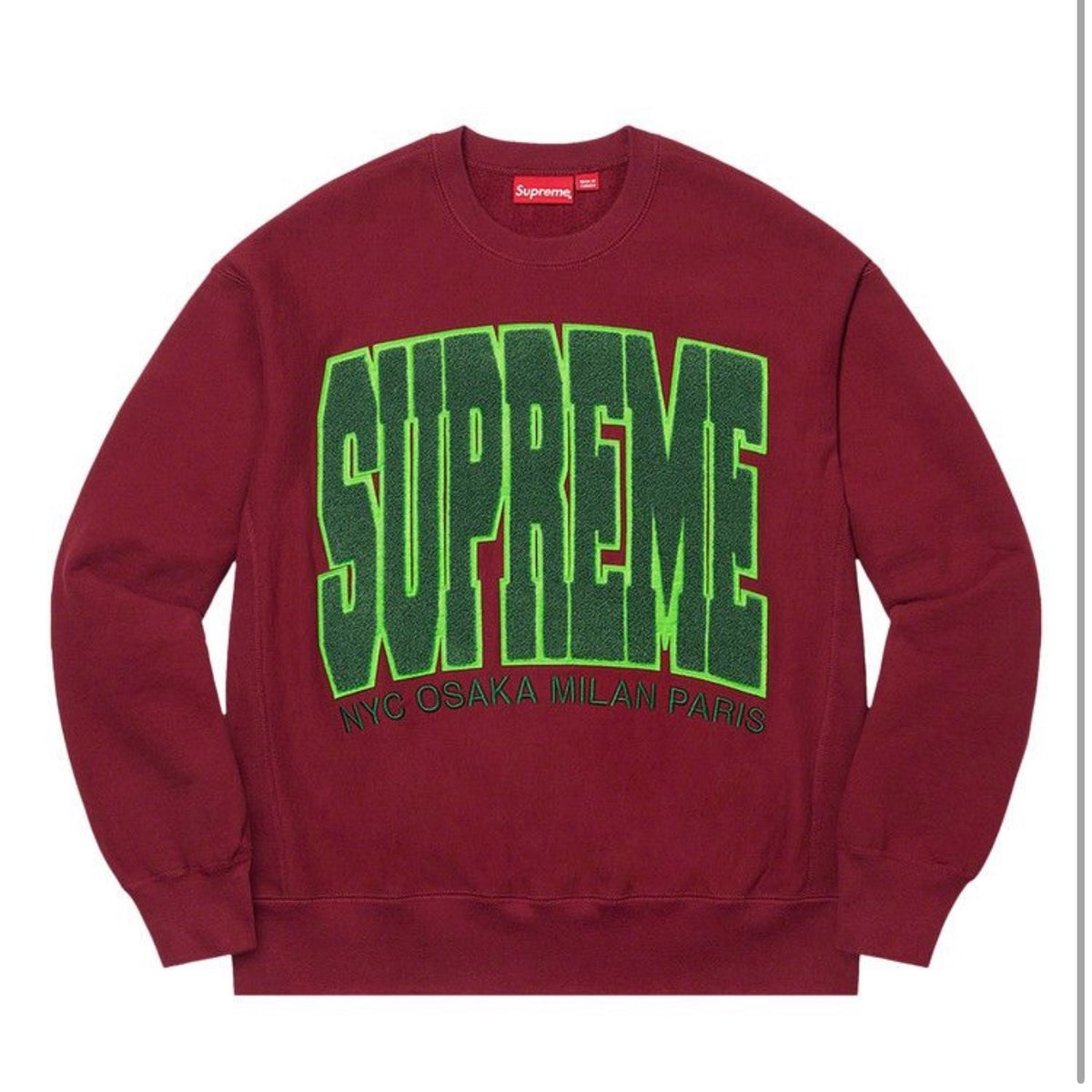 Poleron Supreme Cities ARC Crewneck Cardinal