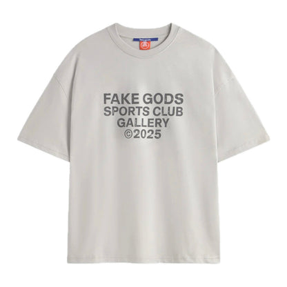 Polera Fake Gods Sports Gallery Light Grey - L