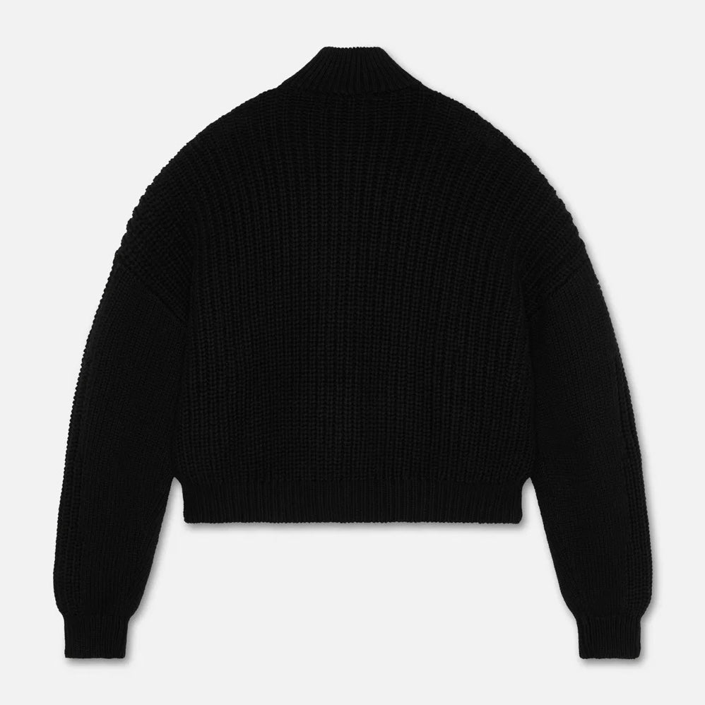 Sweater Scuffers SCFF Black Knit Zipper