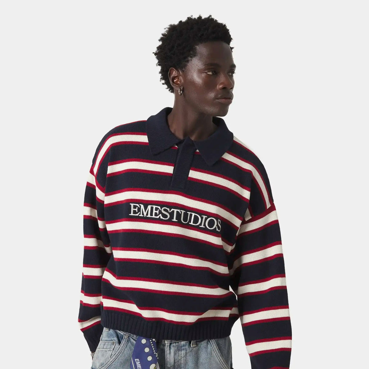 Sweater Eme Studios Sweet Navy Polo