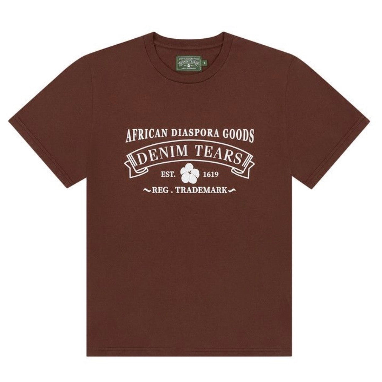 Polera Denim Tears ADG Tee Brown