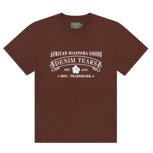 Polera Denim Tears ADG Tee Brown