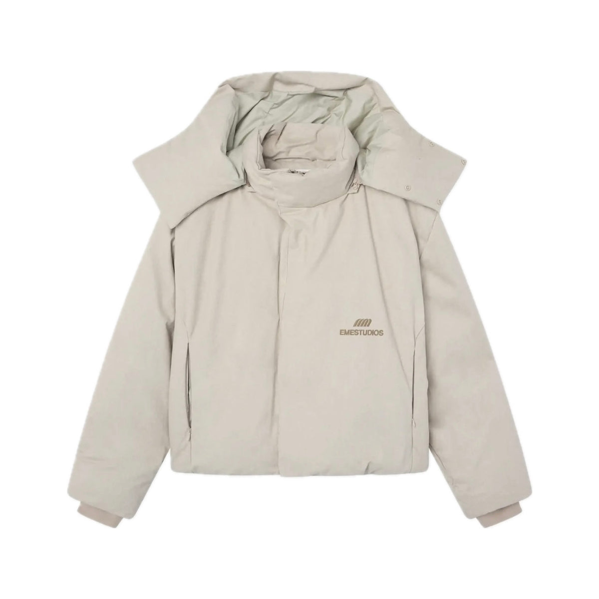 Chaqueta Eme Studios Gift Sarga Off Sand Puffer