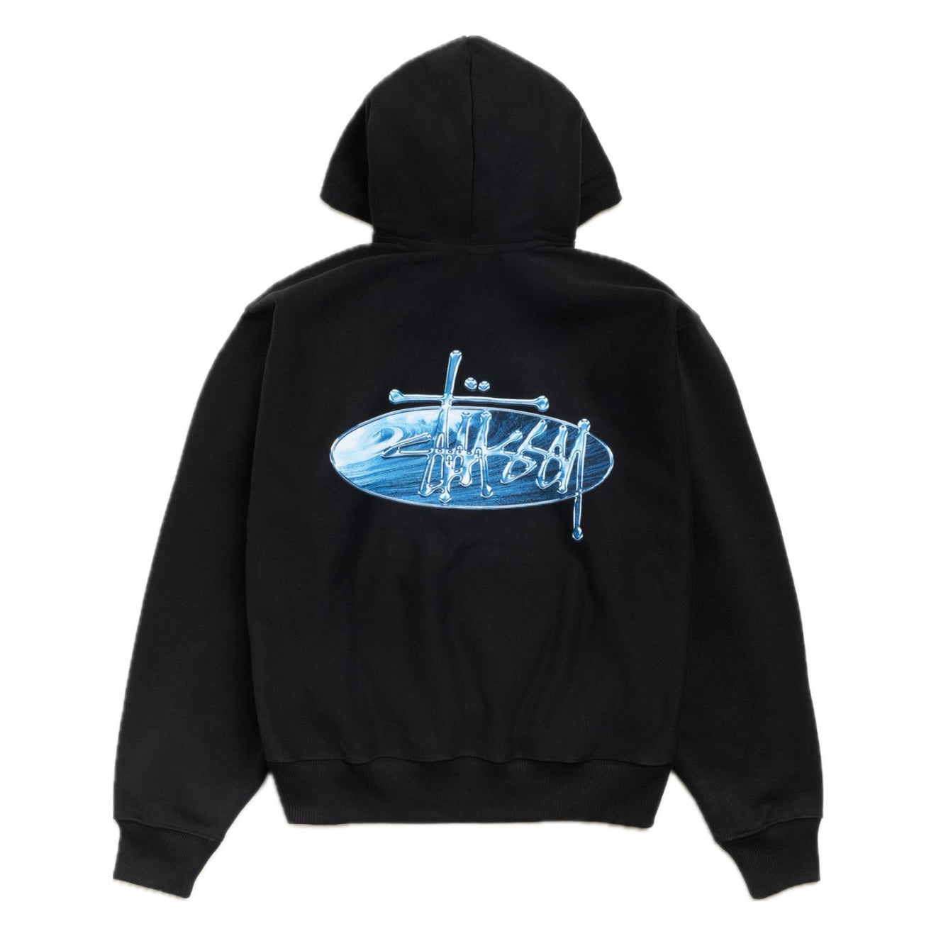 Poleron Stussy Wave Oval Black