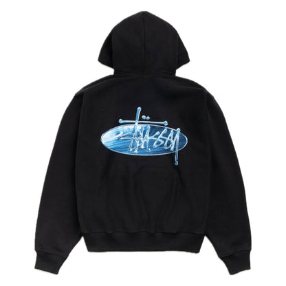 Poleron Stussy Wave Oval Black