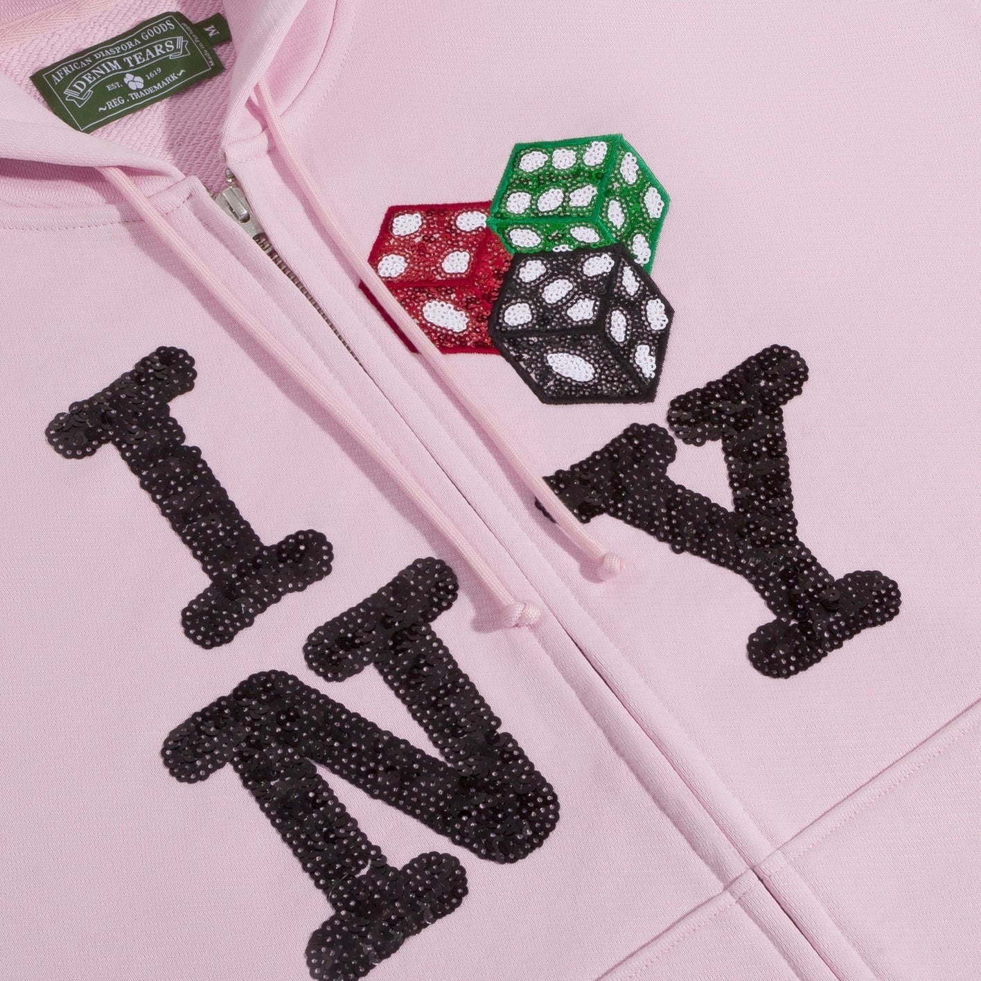 Poleron Denim Tears Cee-Lo NY Zip Hoodie Pink – Reserved