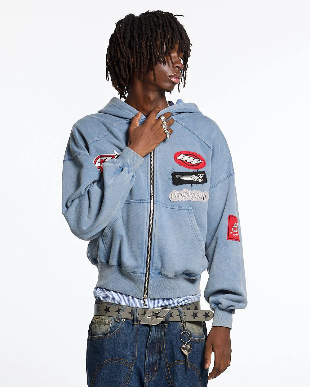 Poleron Cold Culture Walker Zip Washed Indigo