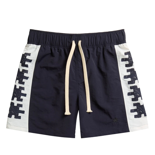 Short Cabrio Contrast Band Navy