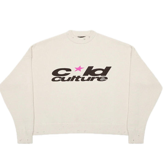 Sweater Cold Culture Harper Knit Beige/Brown
