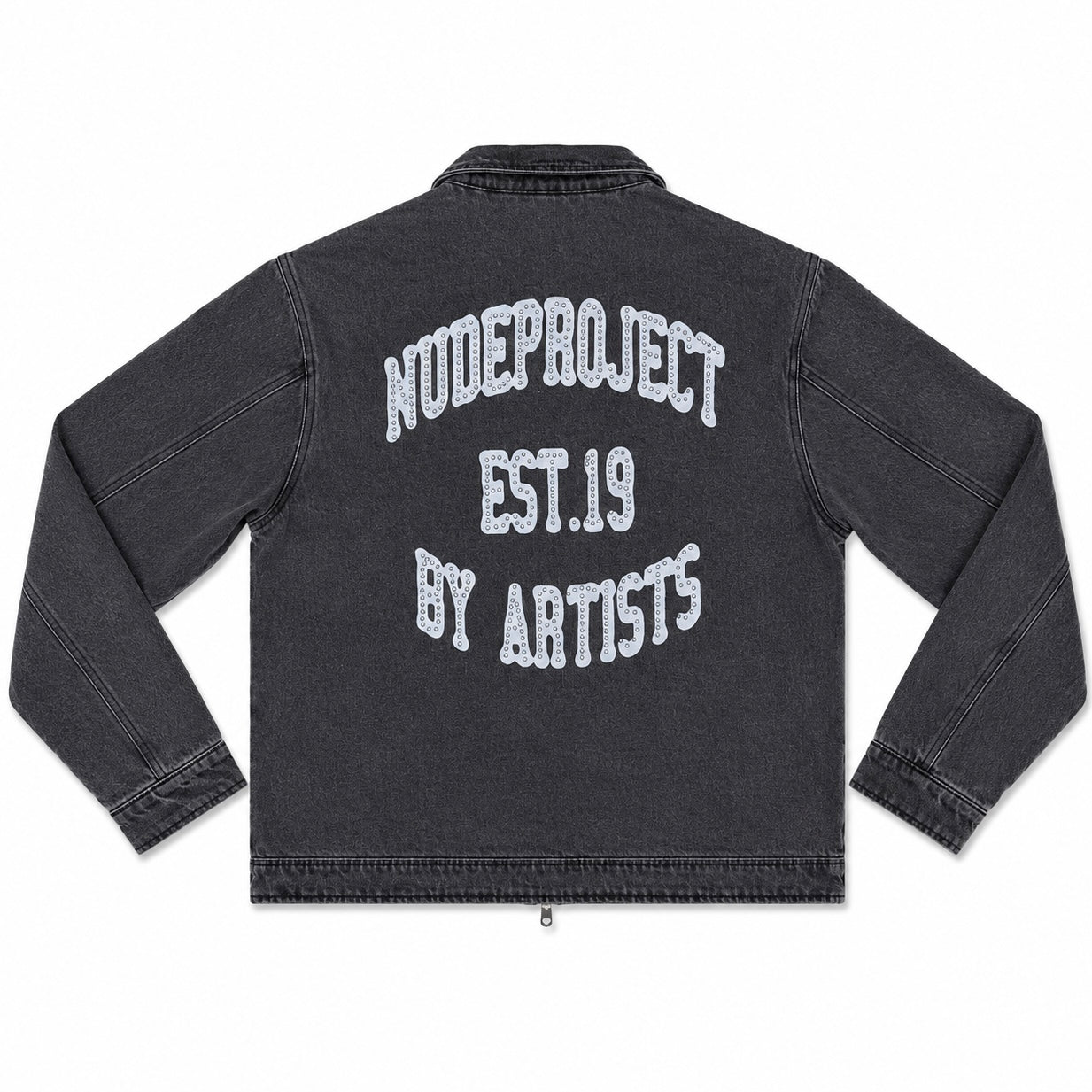 Chaqueta Nude Trucker Denim Worker Black Jacket