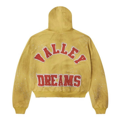 Poleron Vale Forever Valley Dreams Sun Cluster Zip Up Yellow