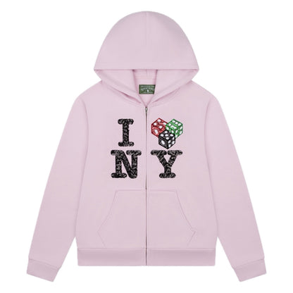 Poleron Denim Tears Cee-Lo NY Zip Hoodie Pink