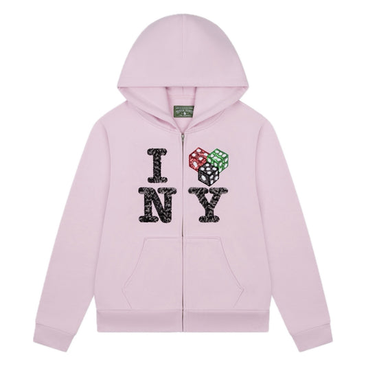 Poleron Denim Tears Cee-Lo NY Zip Hoodie Pink