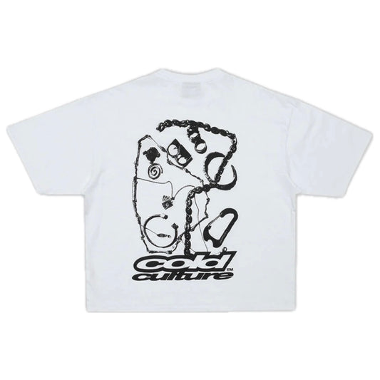 Polera Cold Culture Jewelry Tee White