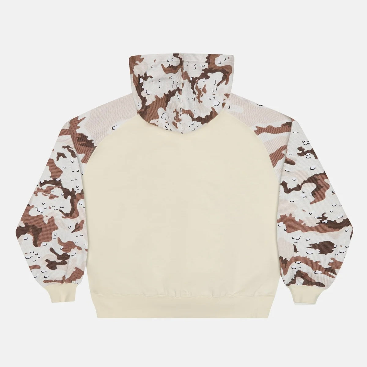 Poleron Cold Culture Chipped Waffle Hoodie Beige