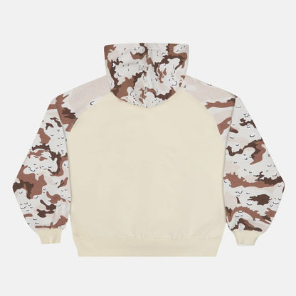 Poleron Cold Culture Chipped Waffle Hoodie Beige