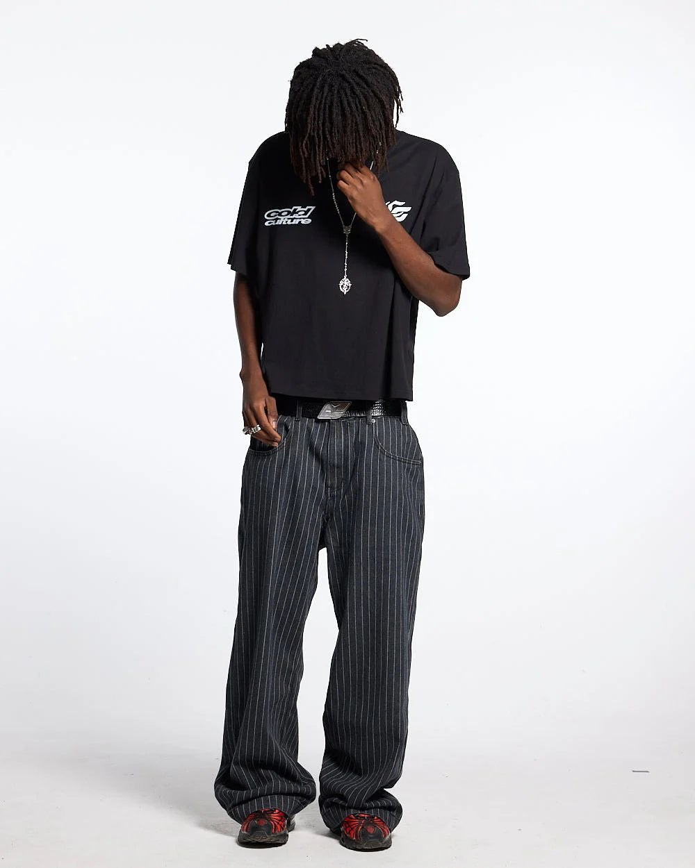 Polera Cold Culture Driving Mirror Tee Black