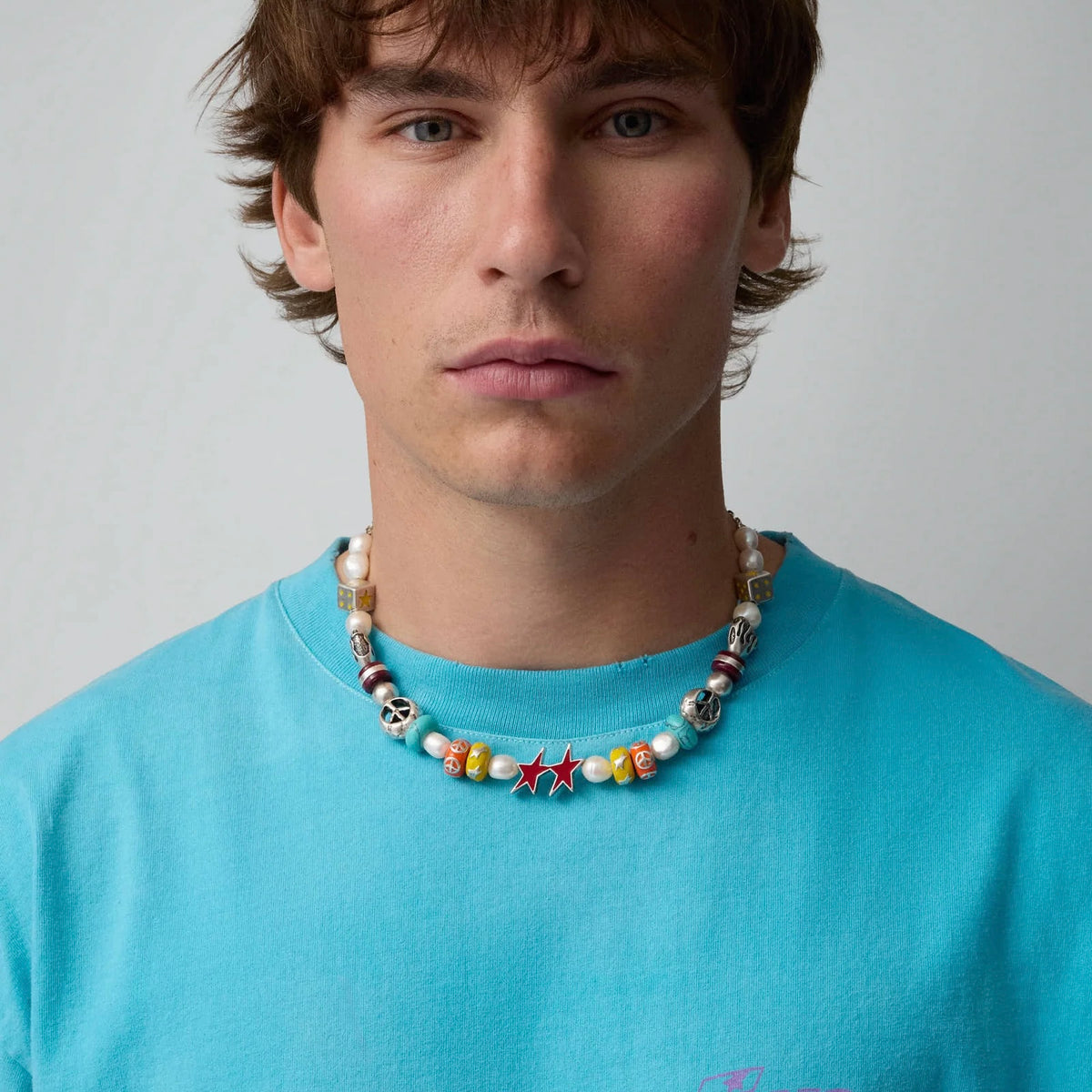 Collar Twojeys Beaded Signature Necklace