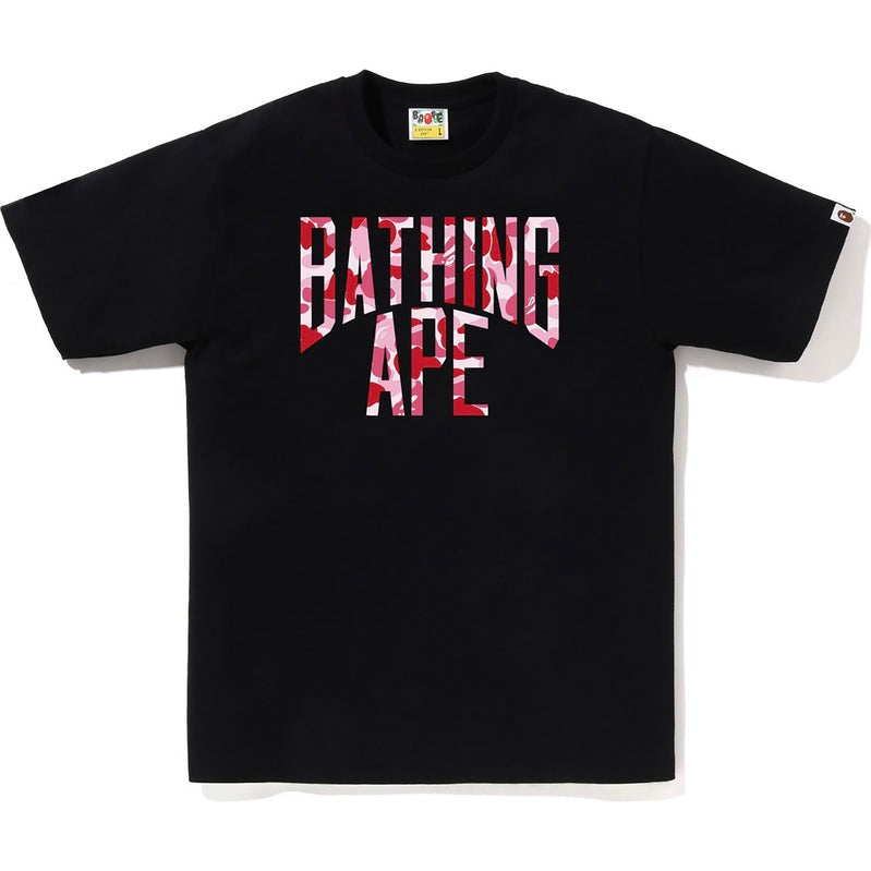 Polera BAPE ABC Camo NYC Logo Black/Pink