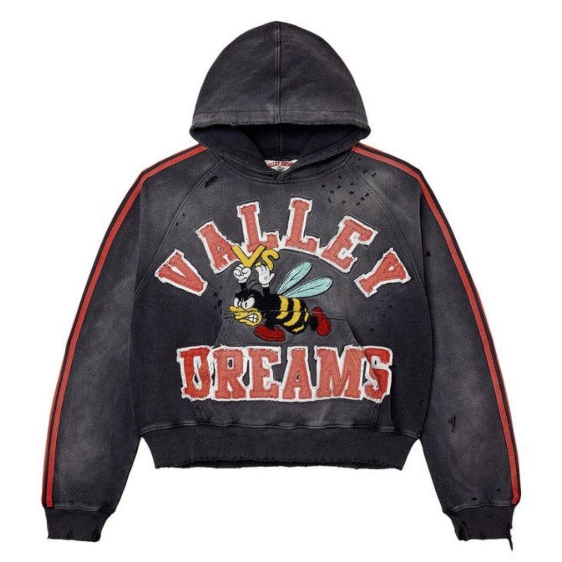 Poleron Vale Forever Valley Anthem Pullover Black/Red
