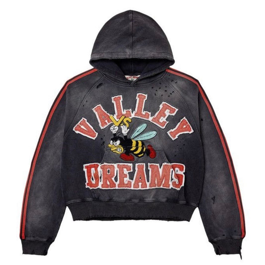 Poleron Vale Forever Valley Anthem Pullover Black/Red