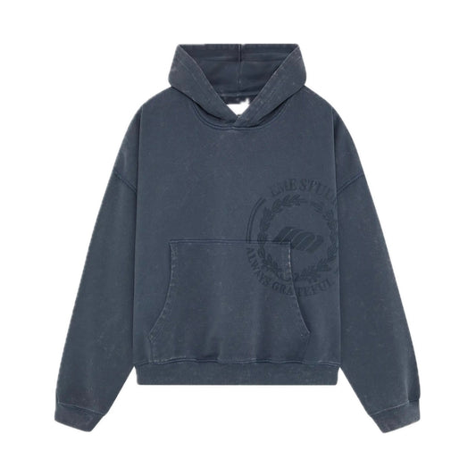 Poleron Eme Studios Min Ombre Blued Hoodie