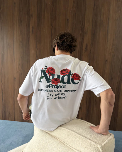 Polera Nude Play With Logo White