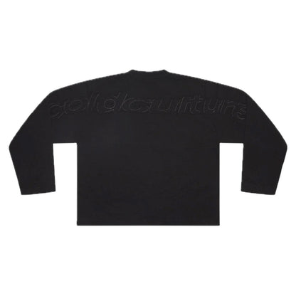 Polera Cold Culture Distress Curved Longsleeve Black