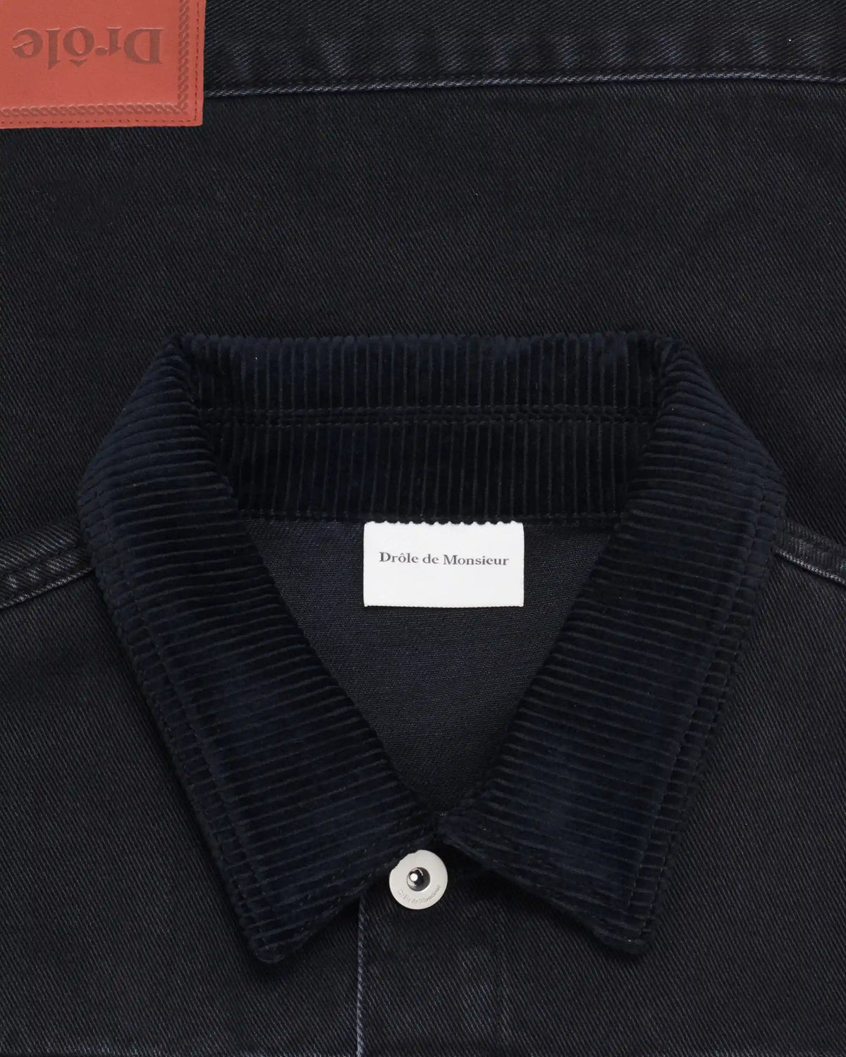 Chaqueta Drole de Monsieur La Veste Jean Noir Black