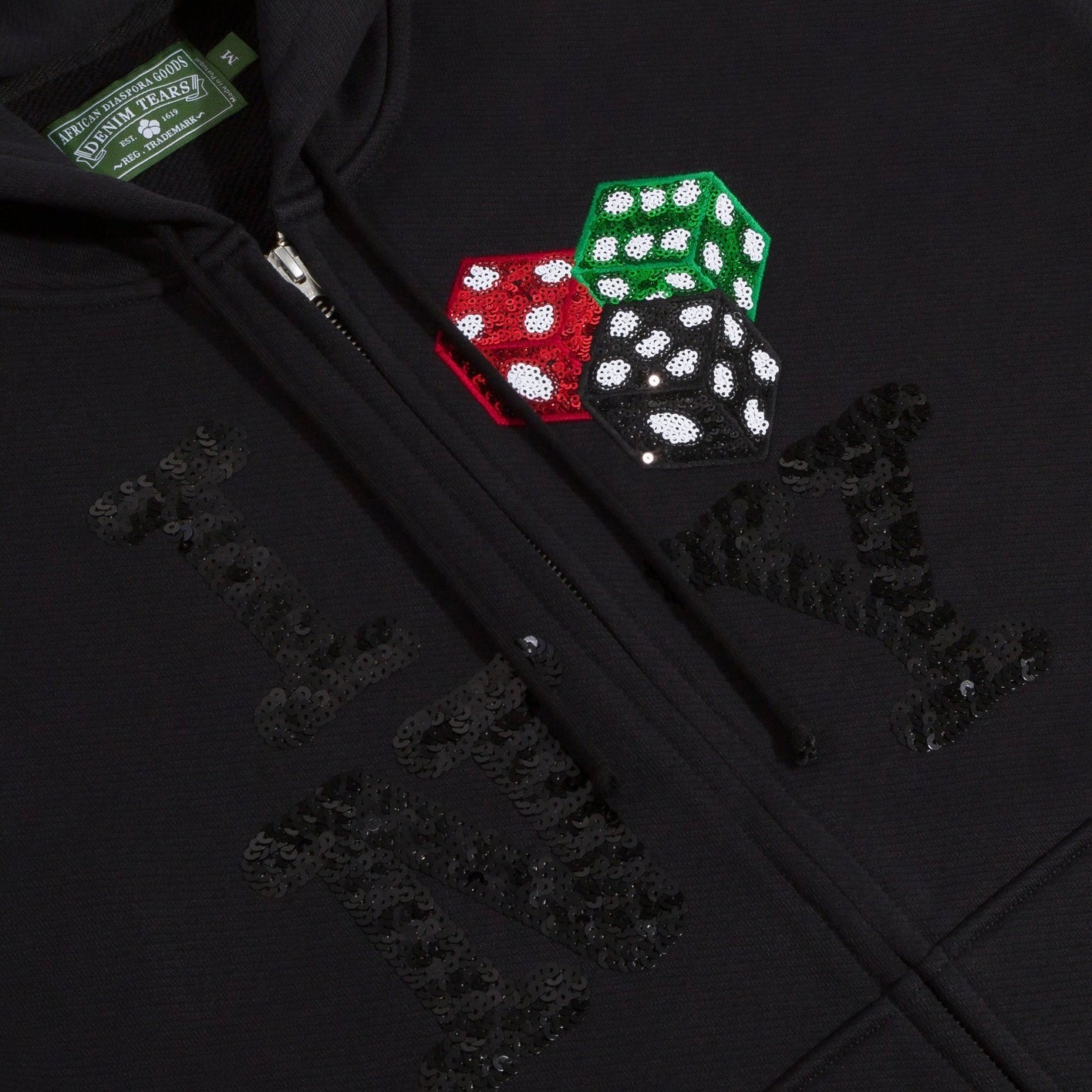 Poleron Denim Tears Cee-Lo NY Zip Hoodie Black