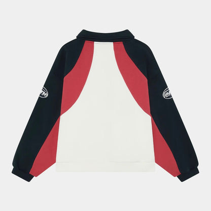 Poleron Eme Studios Tipton Navy Polo Crewneck