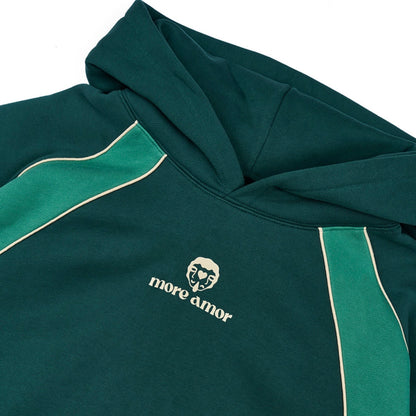 Poleron More Amor Boxy Piping Double Green