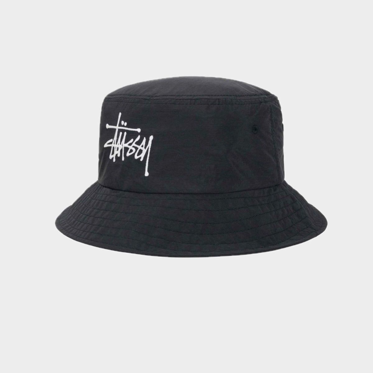 Gorro Stussy Peached Nylon Basic Bucket Black