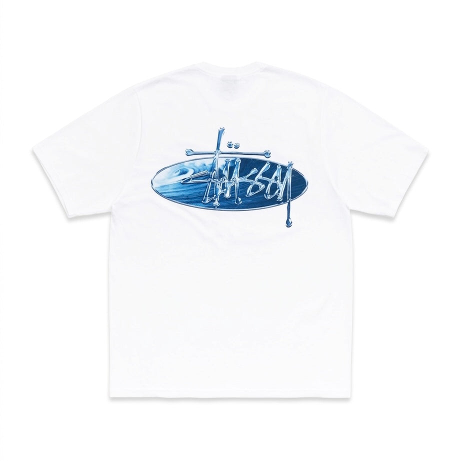 Polera Stussy Wave Oval White
