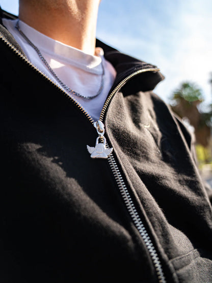 Poleron Oversaints Zipper Pink