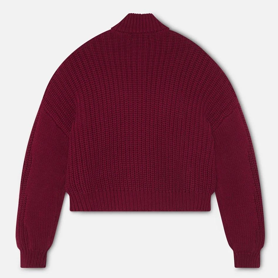 Sweater Scuffers Scff Red Zipper Knit