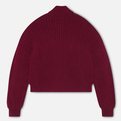 Sweater Scuffers Scff Red Zipper Knit
