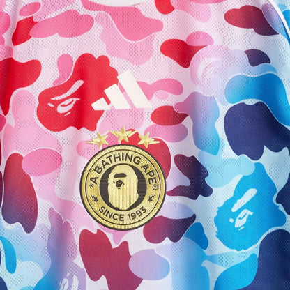 Camiseta Adidas x Bape FB Jersey Shock Blue