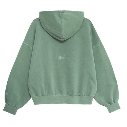 Poleron TwoJeys Pigment Dyed Green Icon - XL