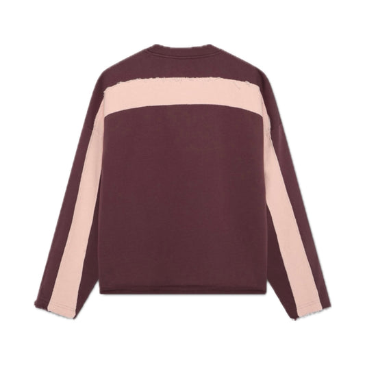 Poleron Scuffers Dye Tech Burgundy Crewneck Reversible