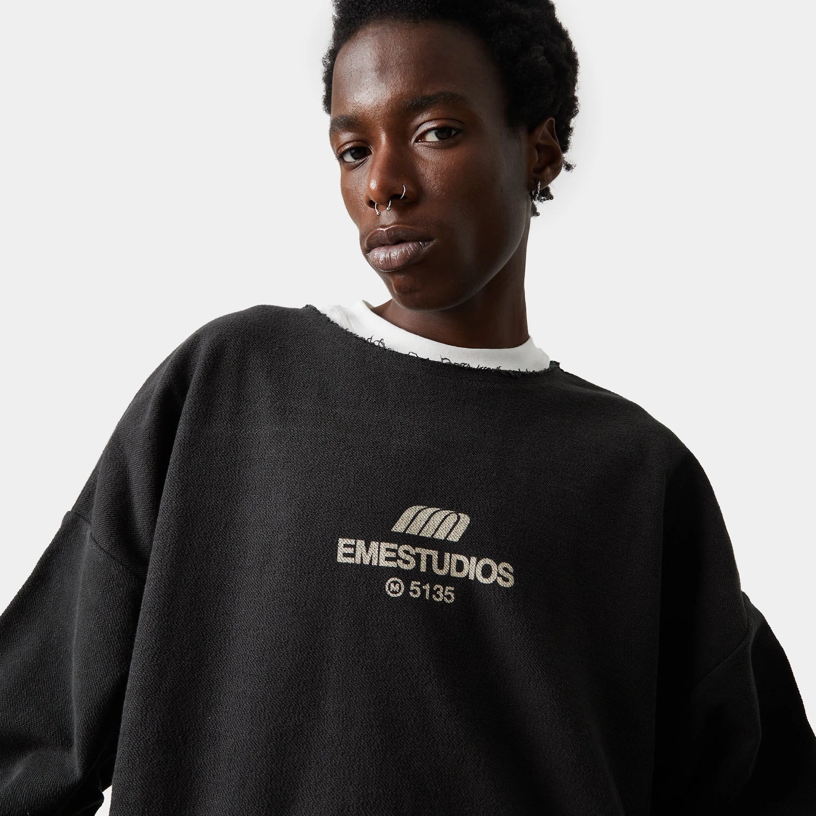 Poleron Eme Studios Hectic Shadow Reverse Crewneck