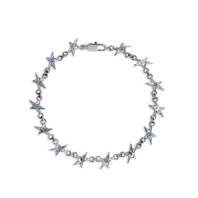 Pulsera Twojeys Organic Blue Stone Star Bracelet