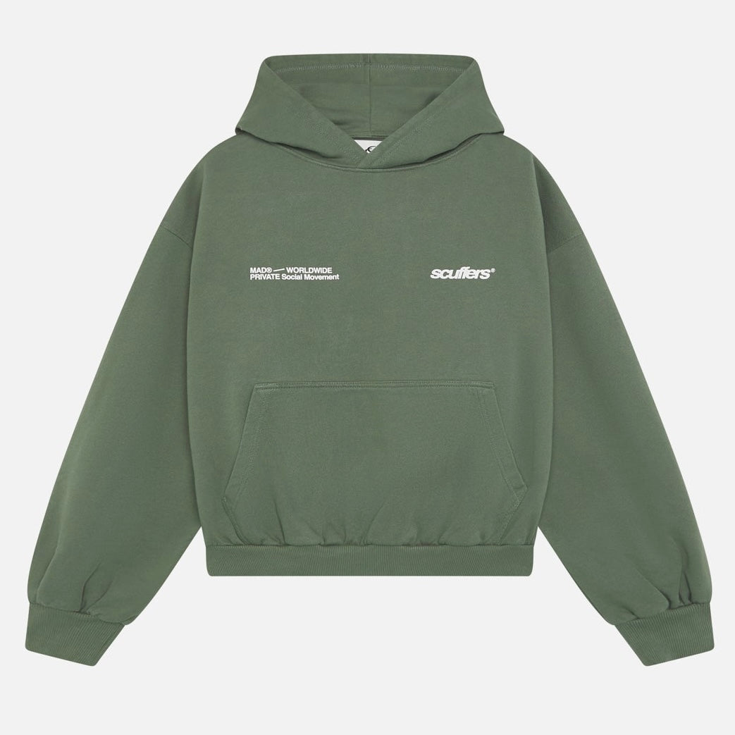 Poleron Scuffers Worldwide Green Hoodie