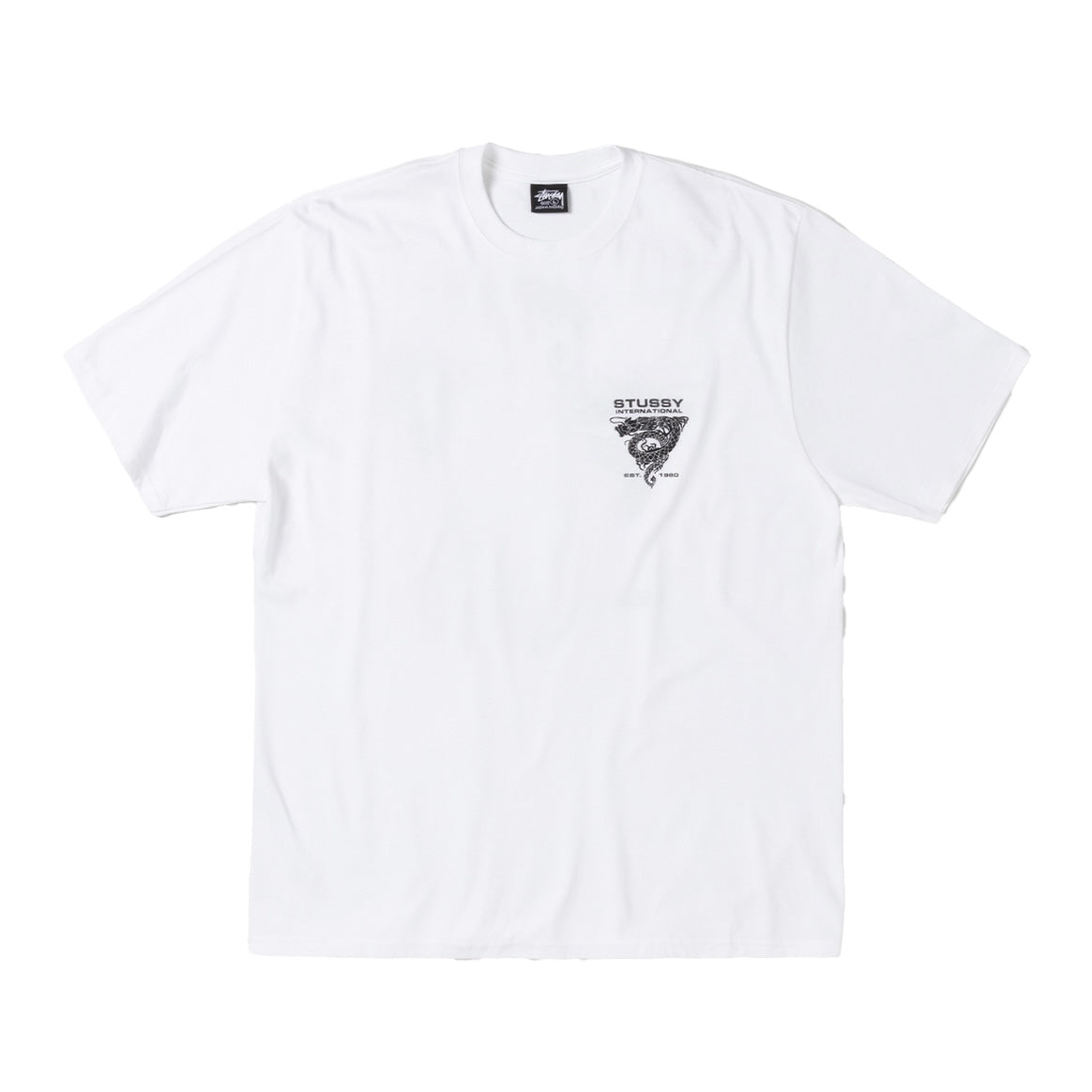 Polera Stussy Dragon International White