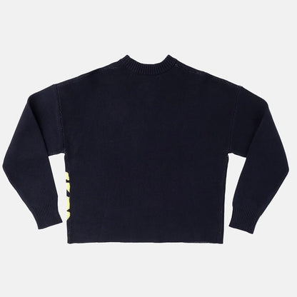 Sweater Cold Culture Poison Knit Heavy Blue