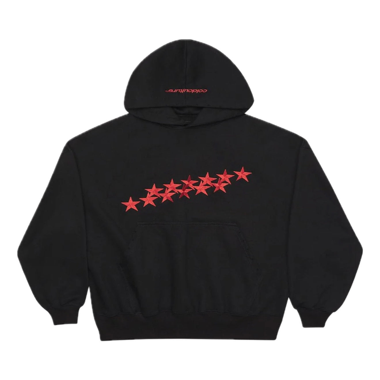 Poleron Cold Culture Stars Black & Red