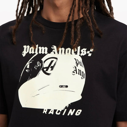 Polera Palm Angels x HAAS F1 Team Racing Helmet Black